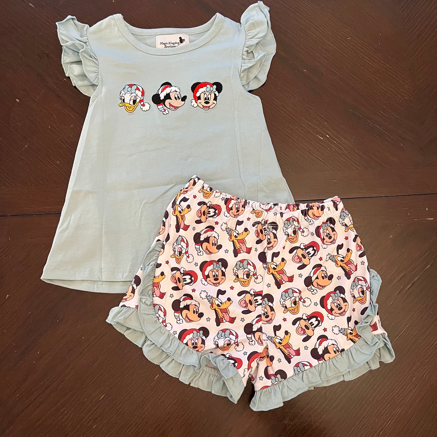 Christmas Characters Appliqué Girl Set