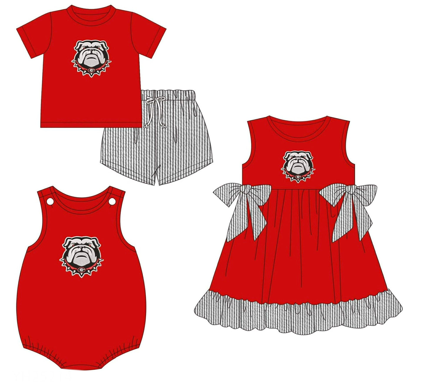 Bulldog Embroidered Collection - ETA early July