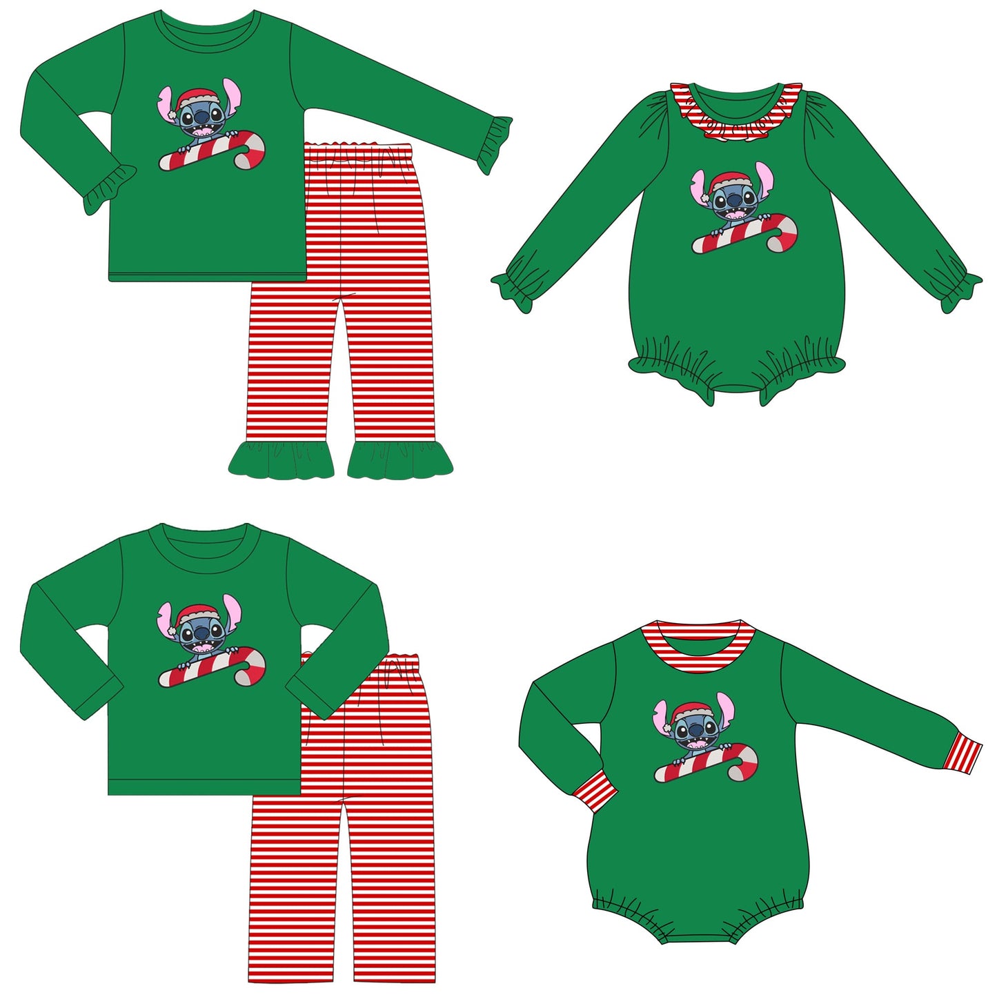 Stitch Christmas Embroidered Collection - ETA early October