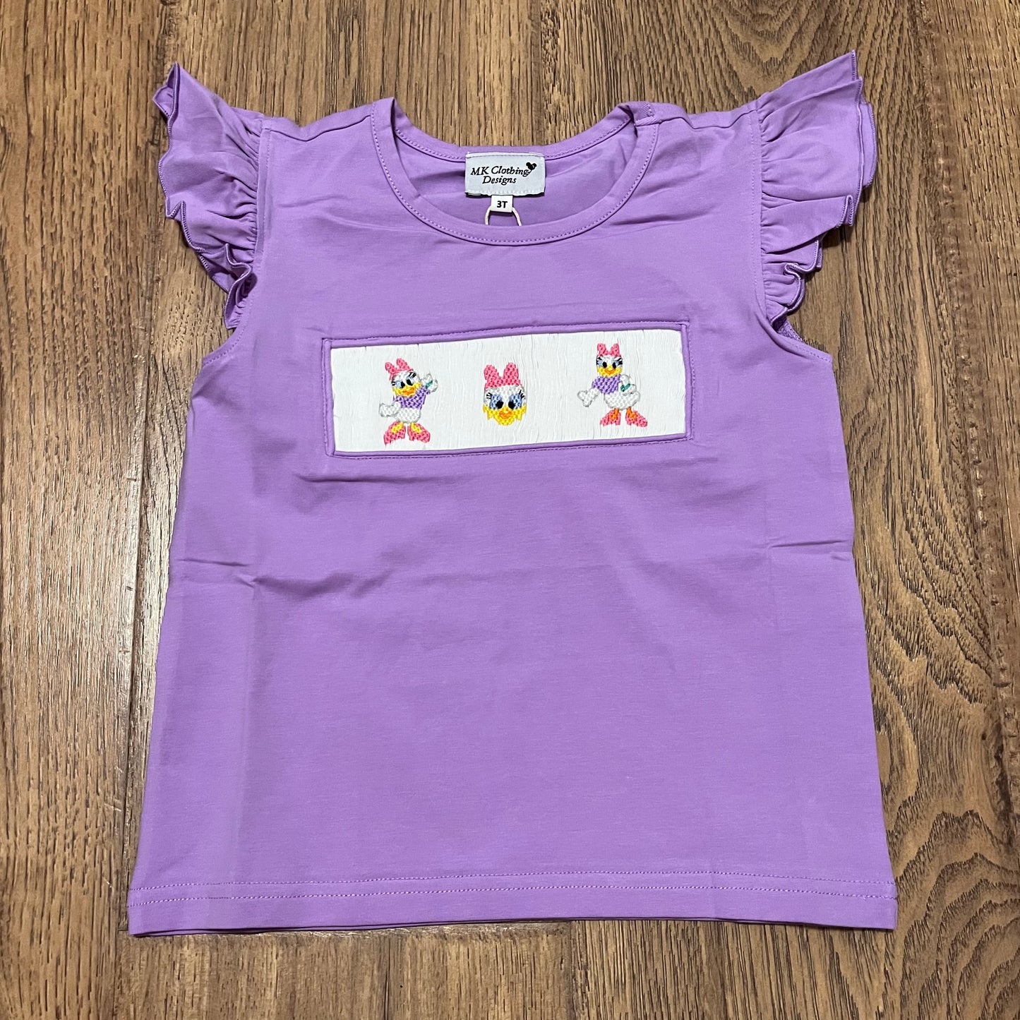 Purple Duck Smocked Shirt PO52