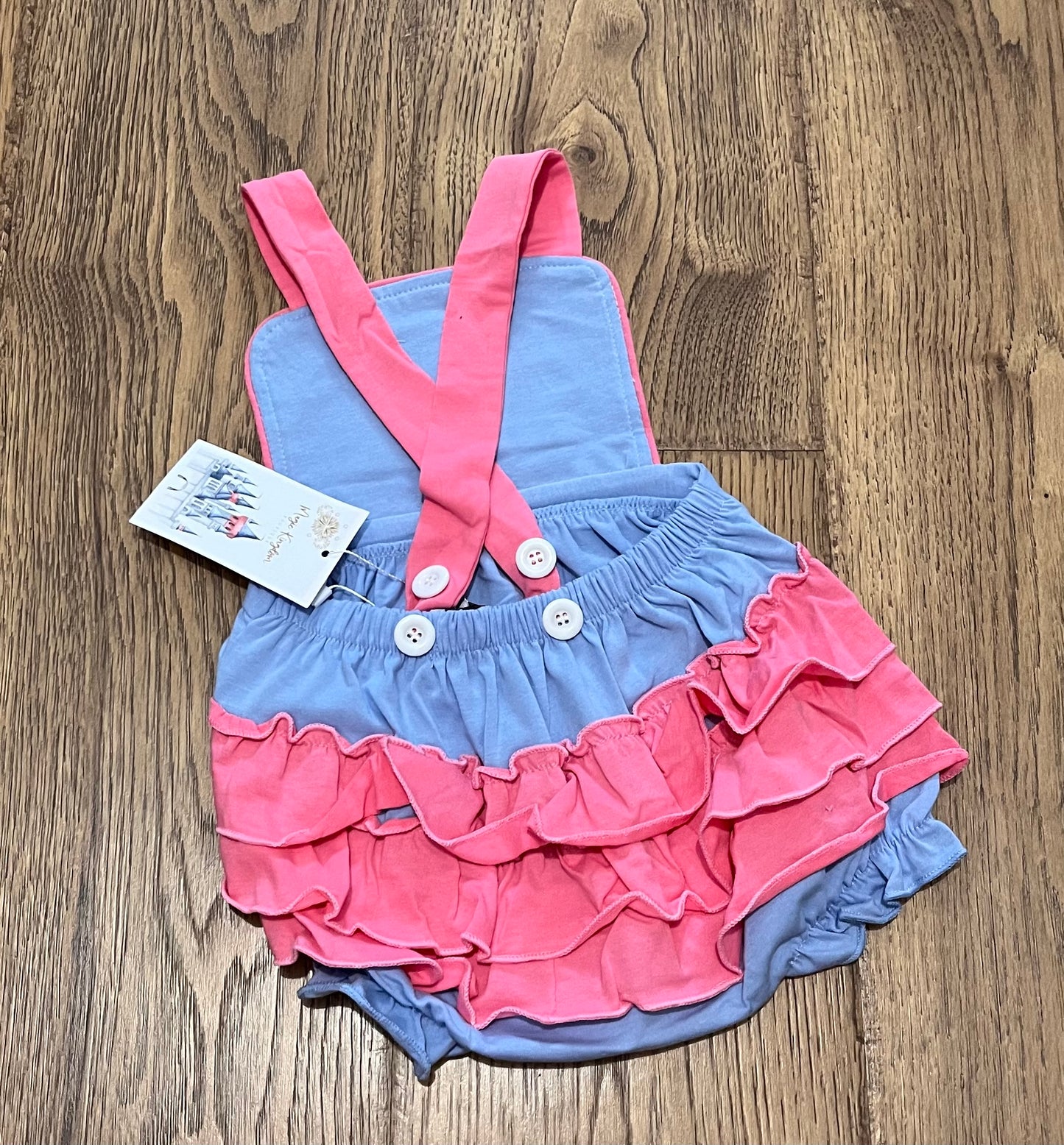 Muted Rainbow Appliqué Bubble