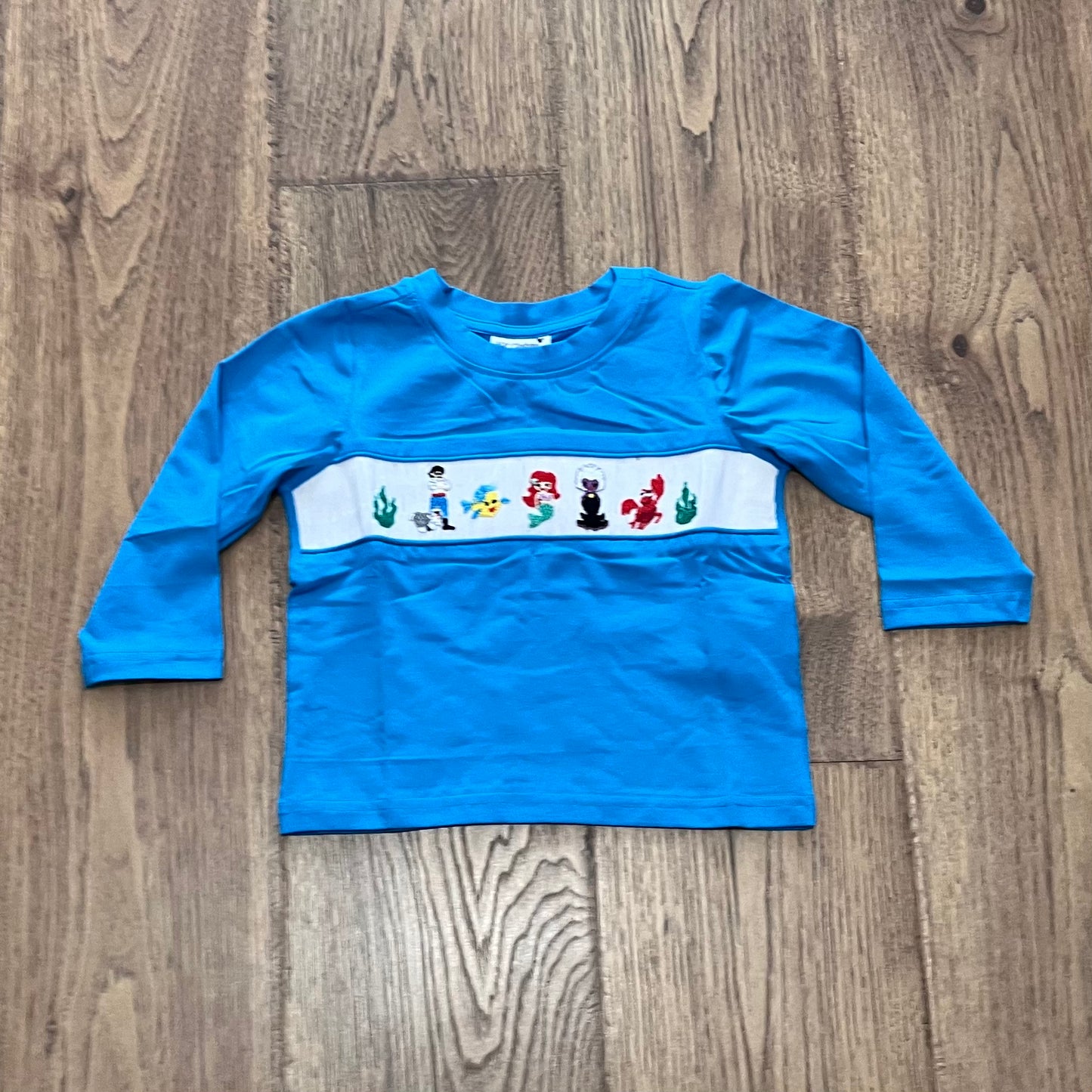 Little Mermaid Smocked Shirt PO42