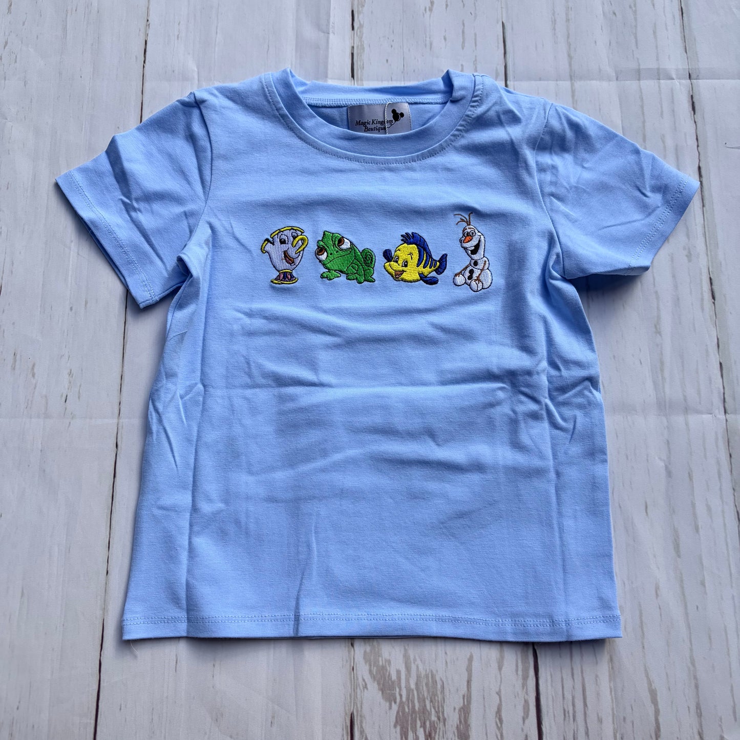 Sidekick Characters Embroidered Boy Shirt