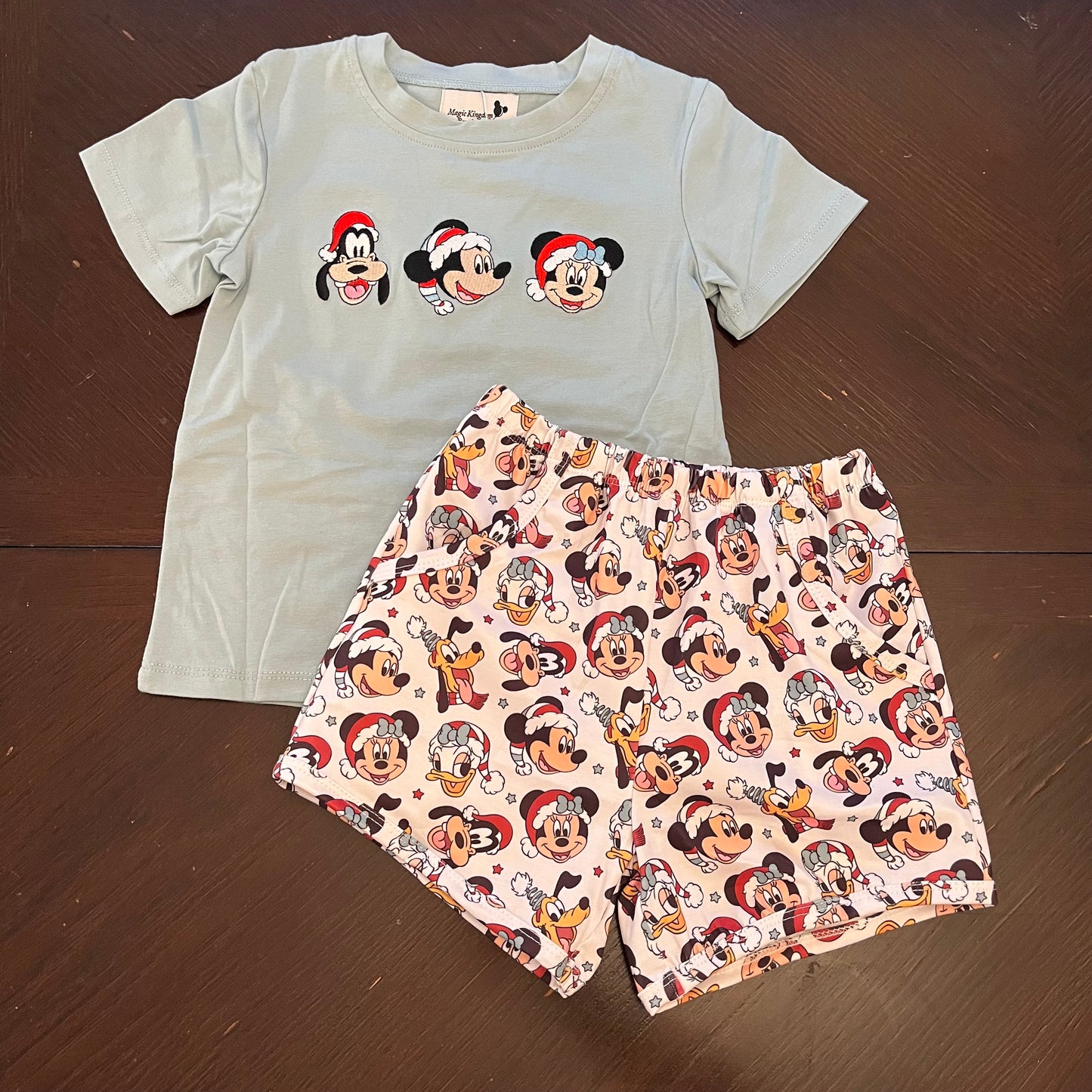 Christmas Characters Appliqué Boy Set