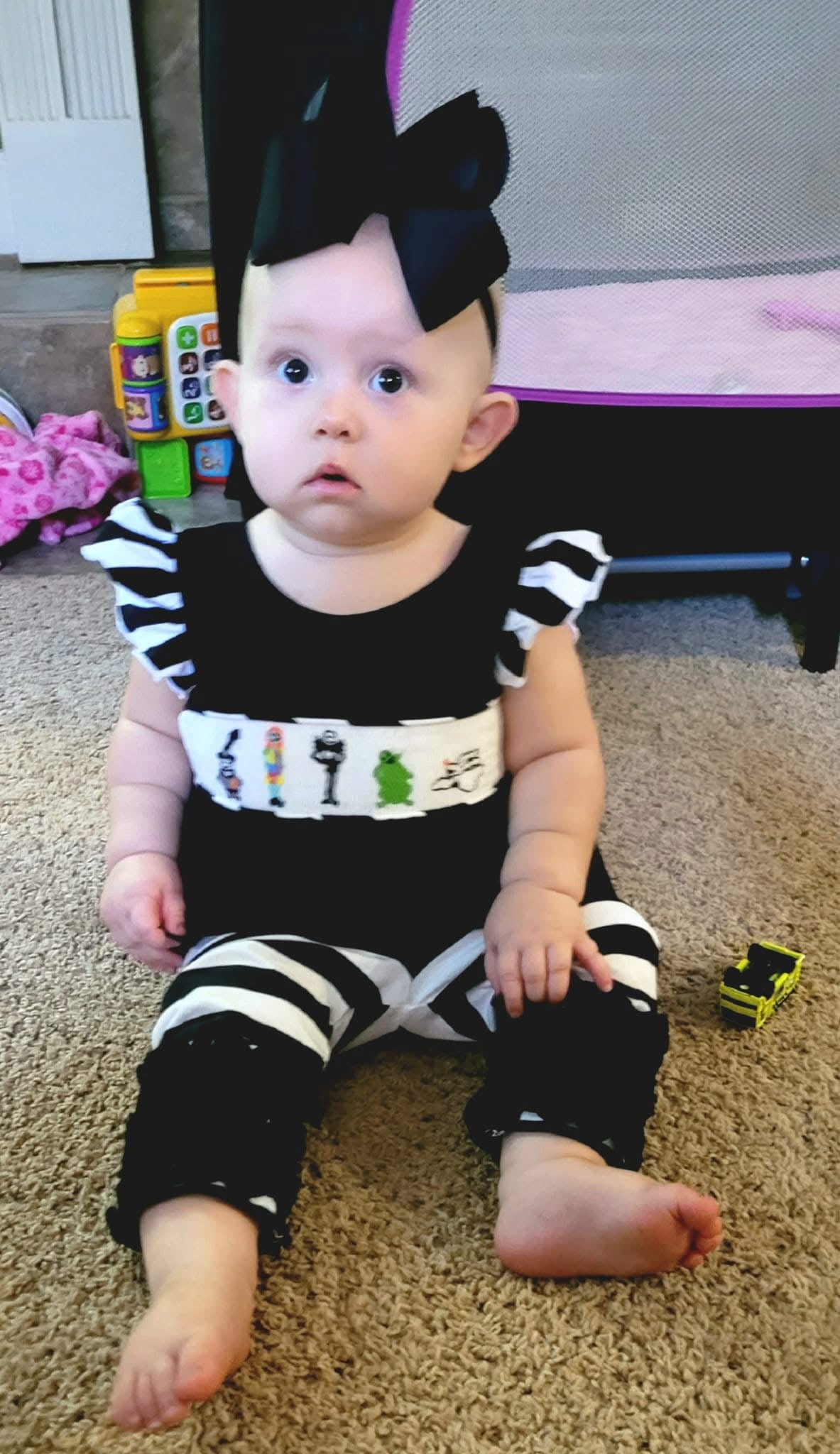 Nightmare Before Christmas Smocked Girl Set PO54