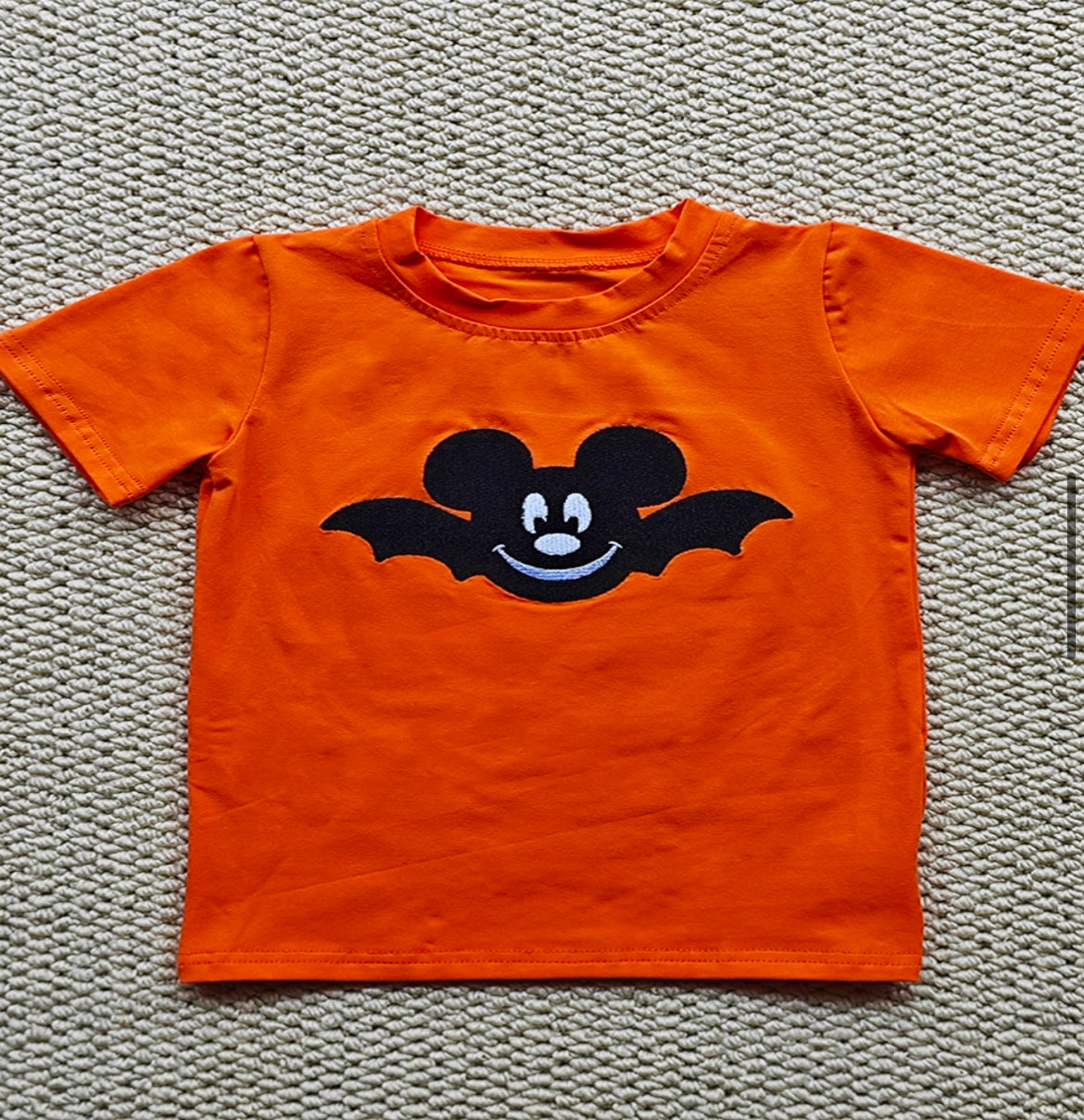 Bat Mouse Appliqué Boy Shirt
