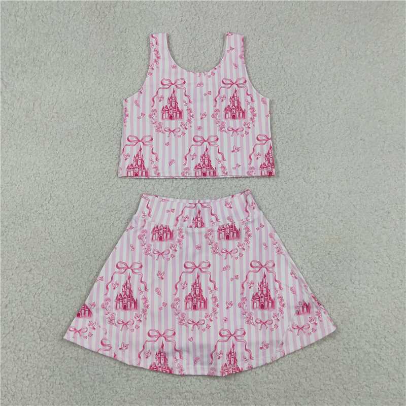 Pink Castle Athletic Skort Set - ETA mid June
