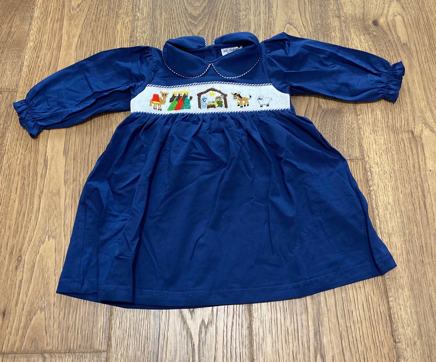 Nativity Smocked Dress PO48