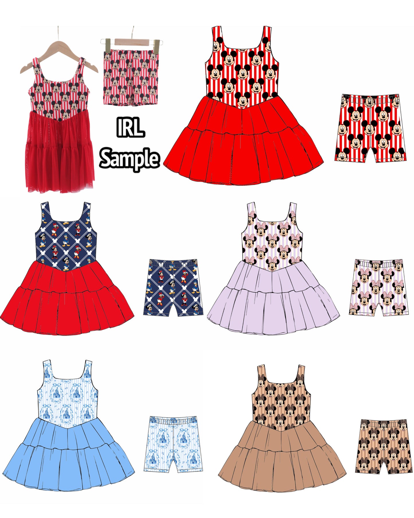 Character Mesh Dresses (with undershorts) - ETA early September