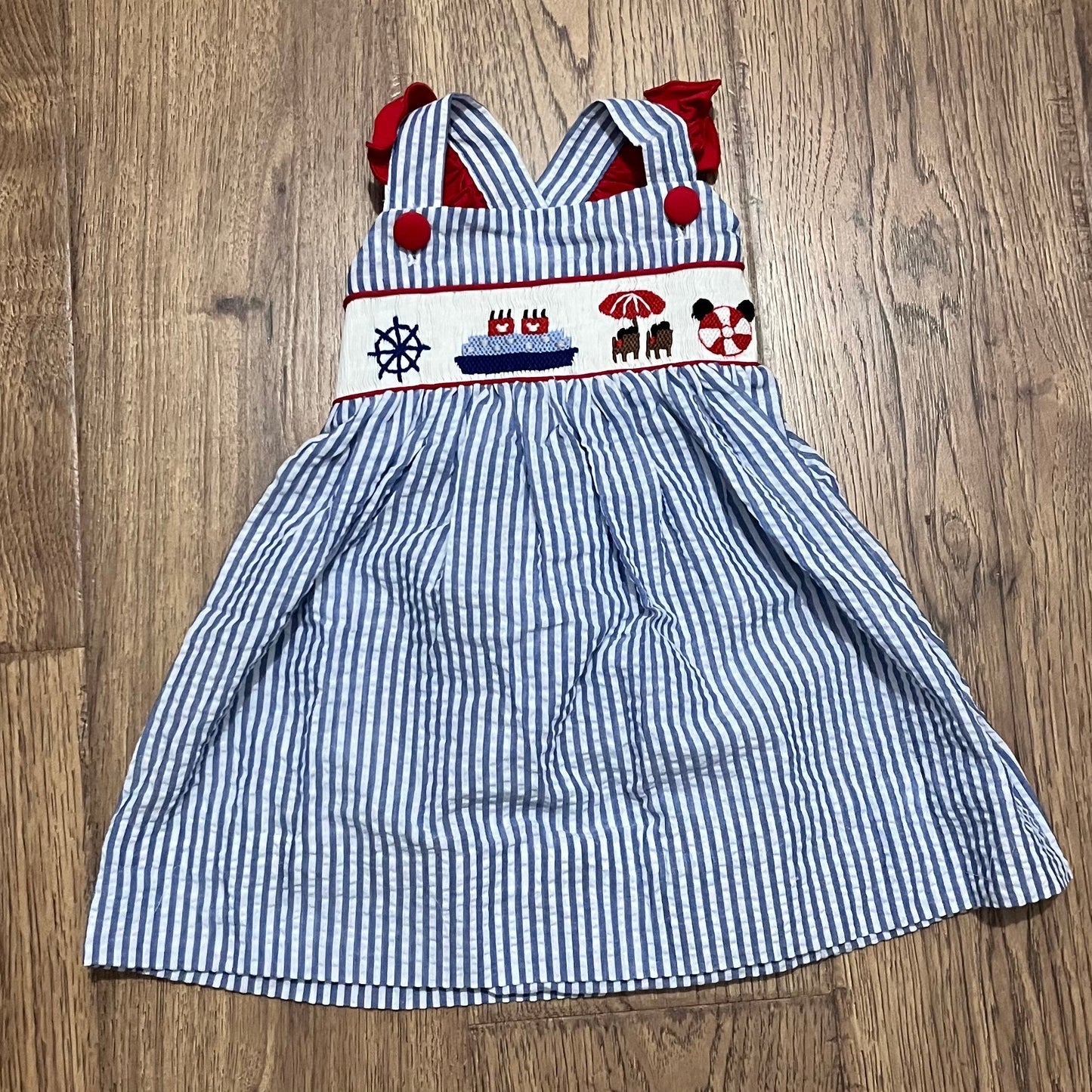 Magical Cruise Smocked Dress PO55