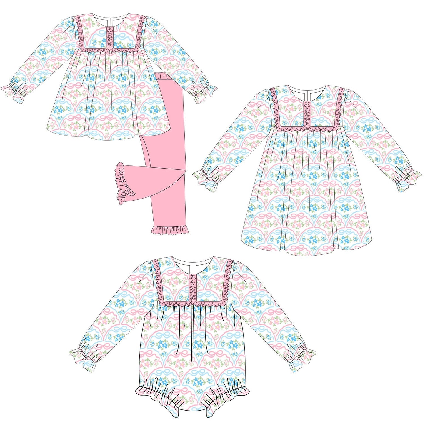 Flowers and Bows Collection - ETA early October