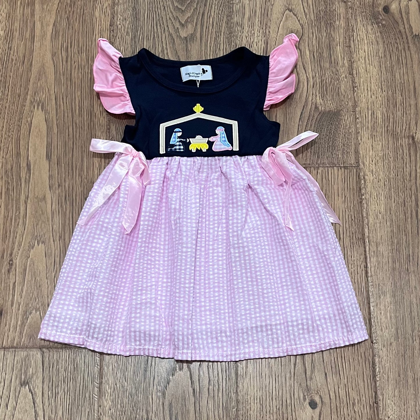 Nativity Appliqué Dress