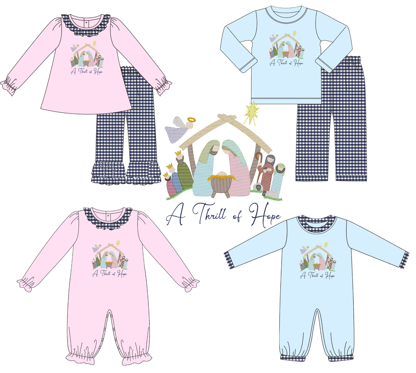 A Thrill of Hope Embroidered Collection - ETA early October