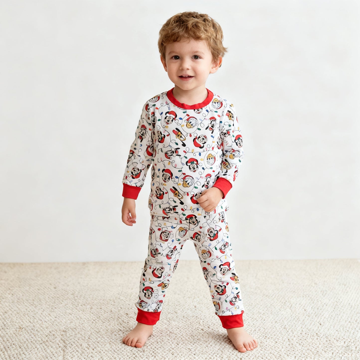 Christmas Characters Boy Pajamas Set