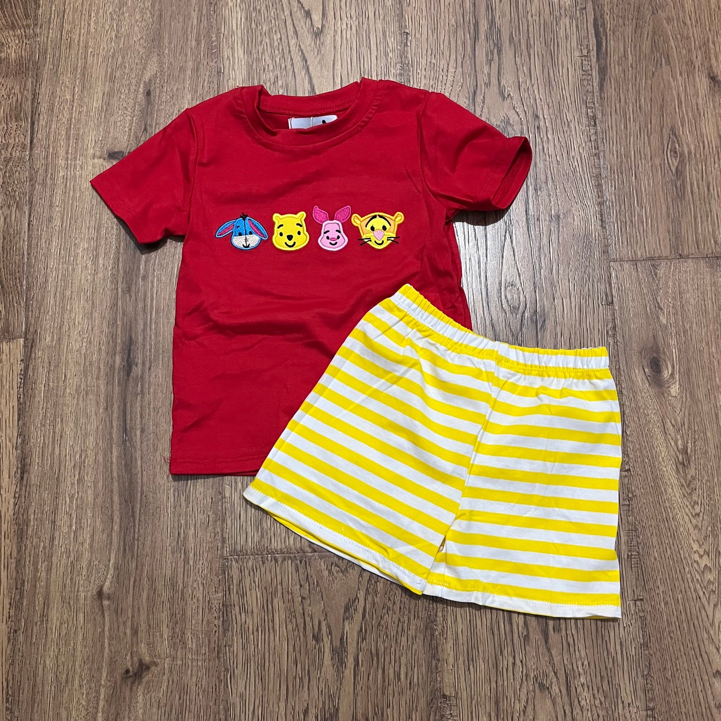 Pooh and Friends Appliqué Boy Set