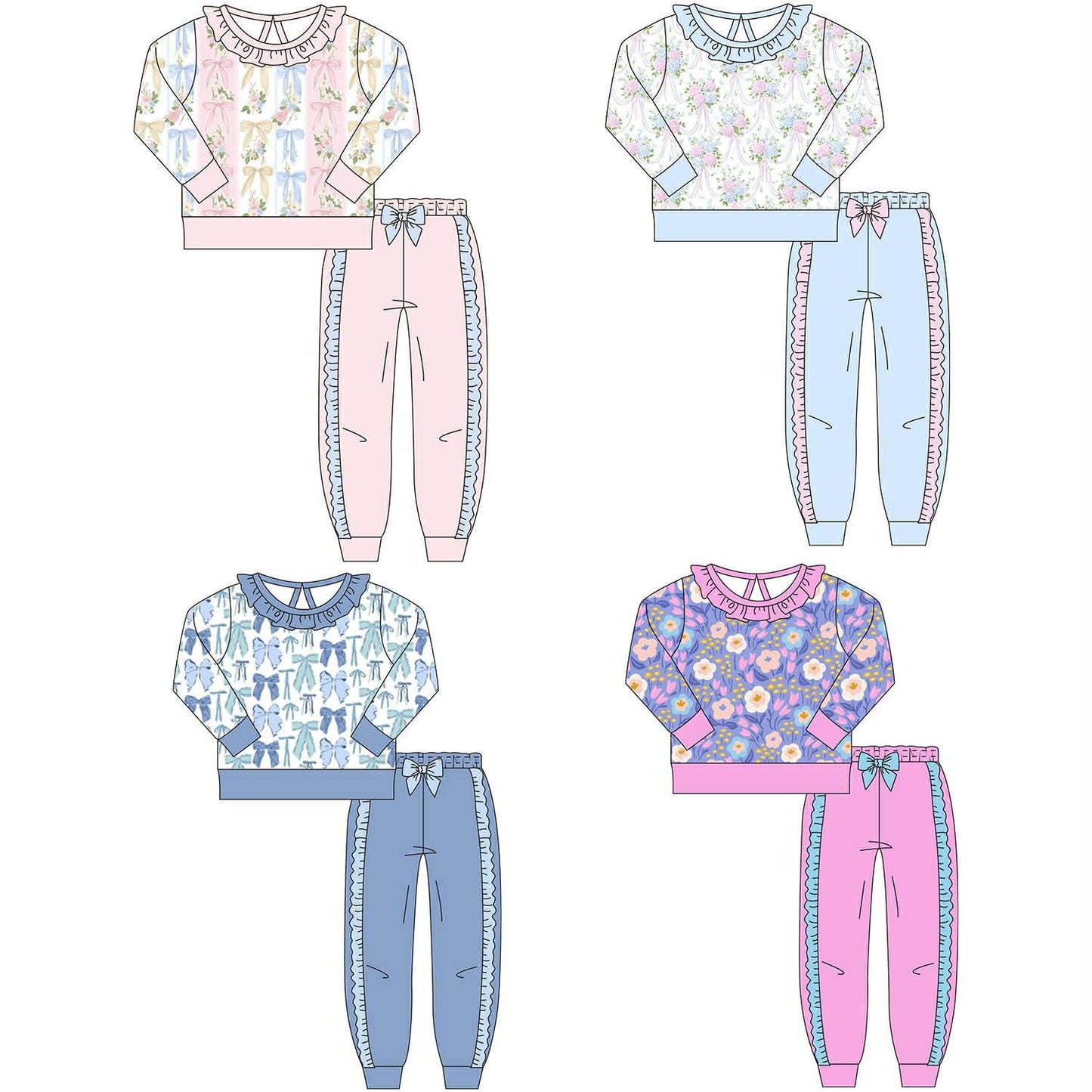 Ruffle Jogger Sets - ETA late October