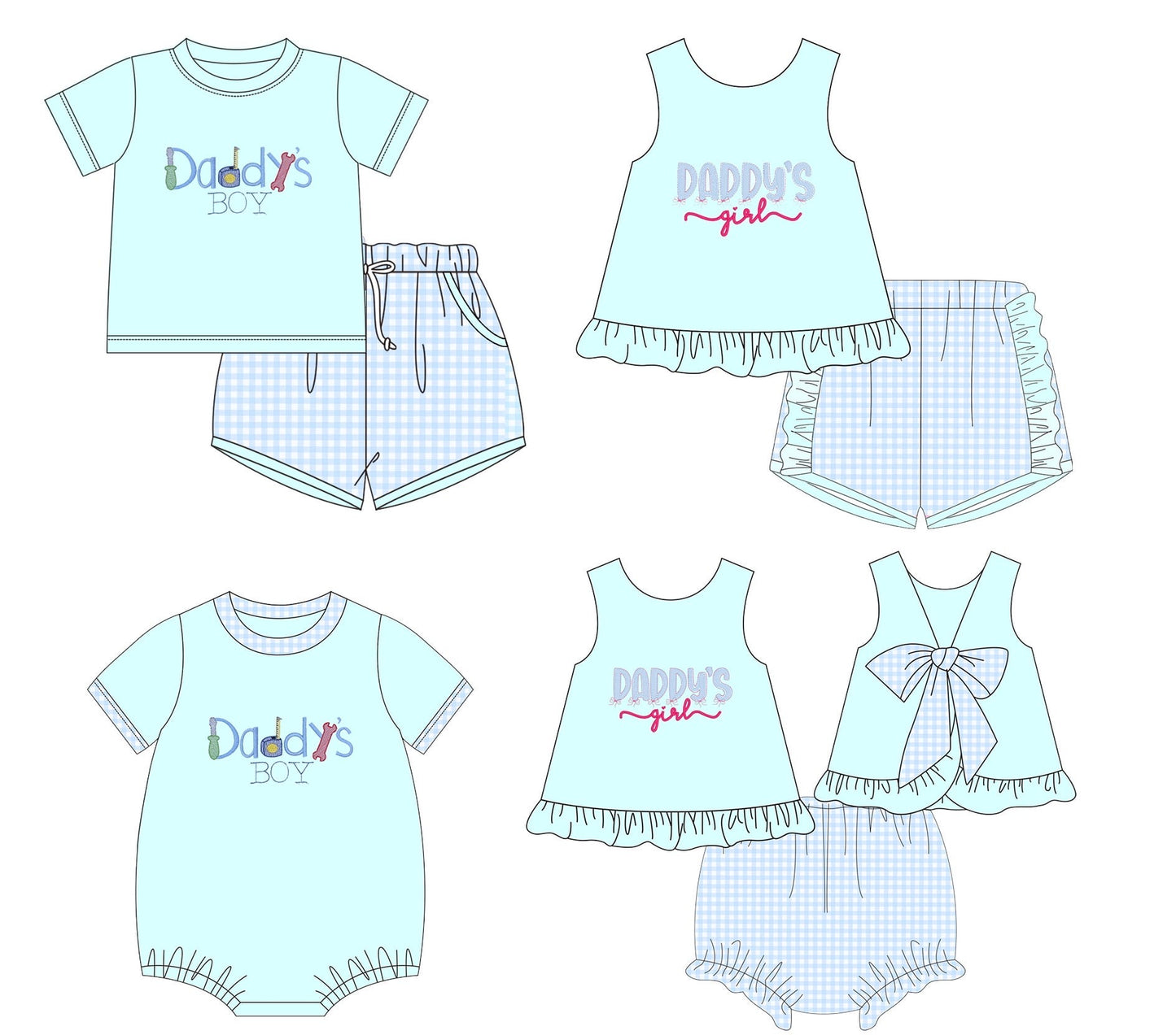 Daddy’s Boy / Girl Embroidered Collection - ETA mid May
