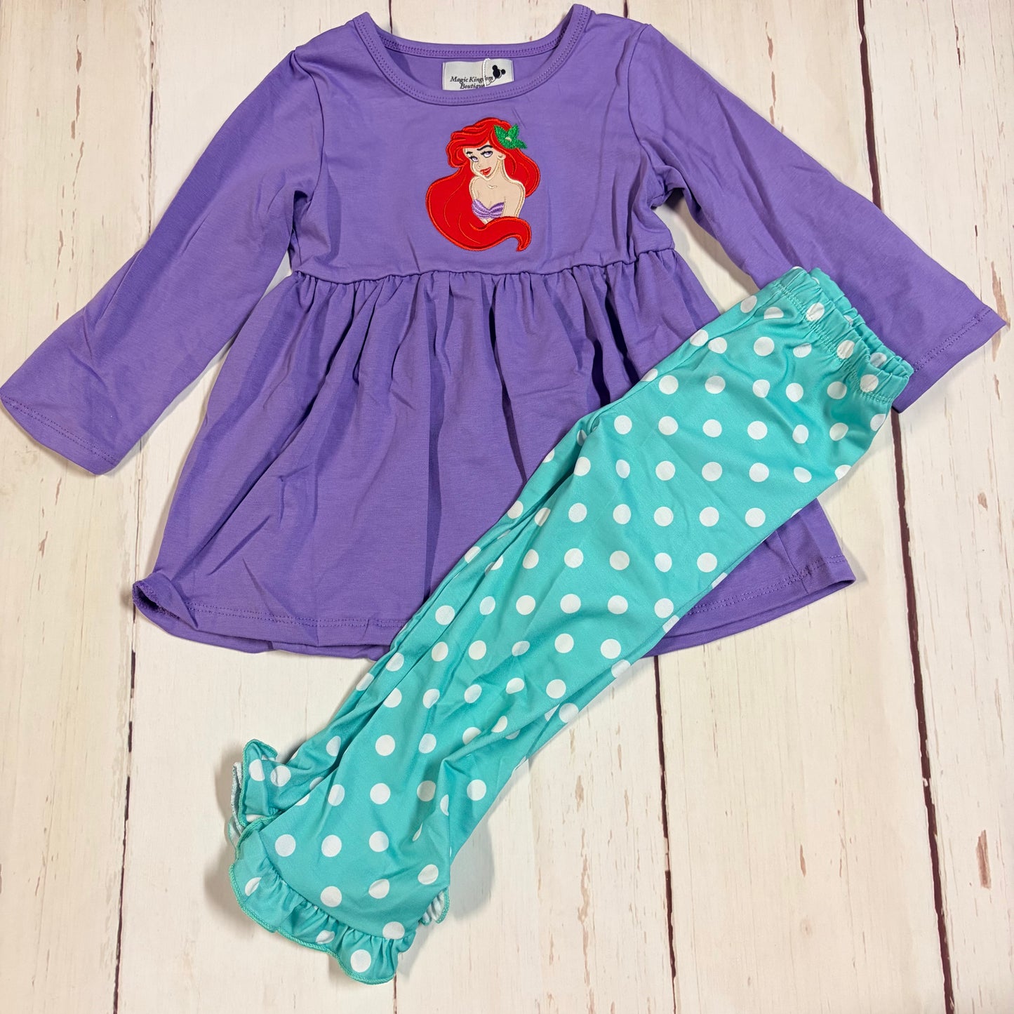 Ariel Appliqué Legging Set