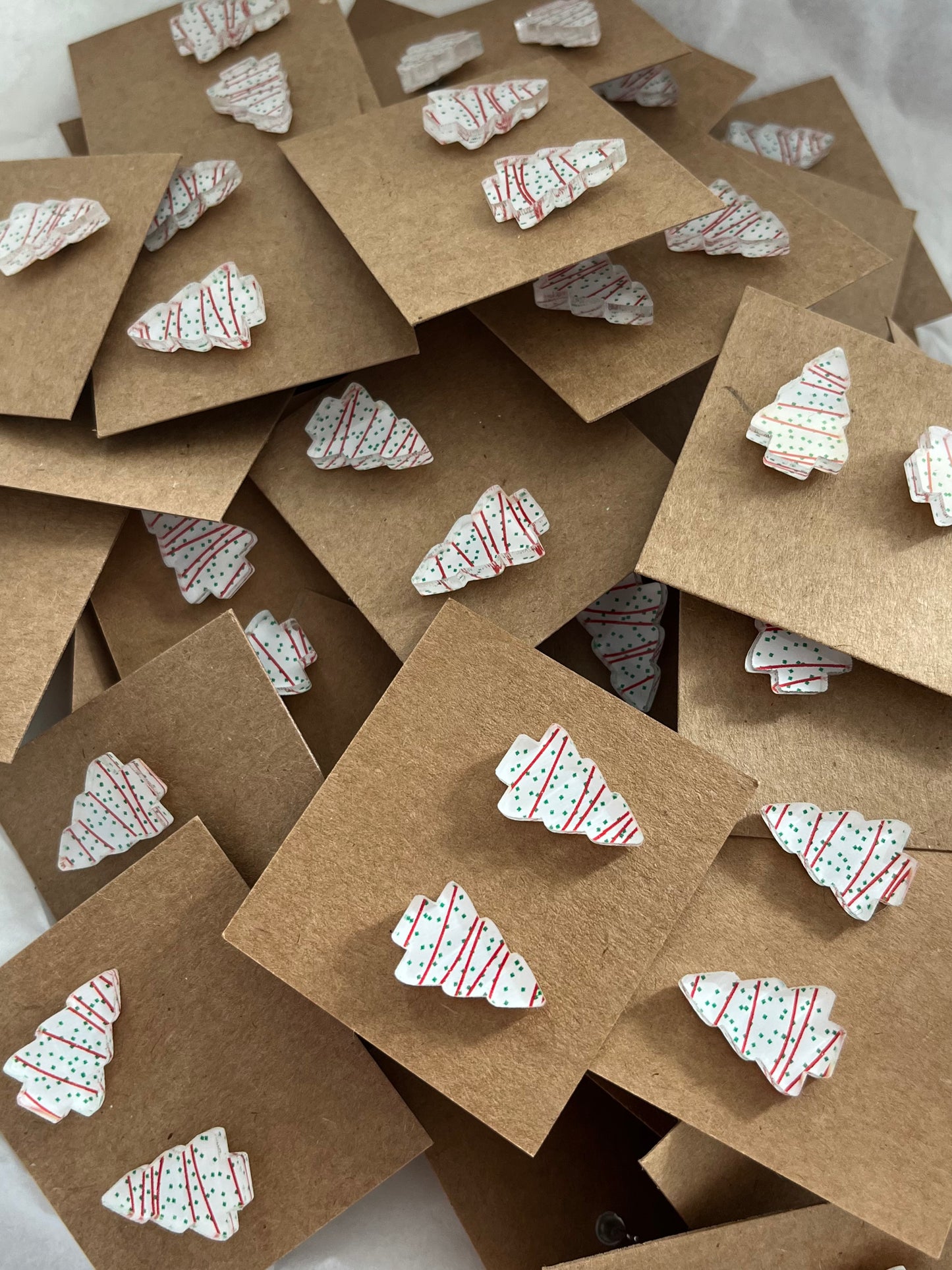 Christmas Cake Earrings