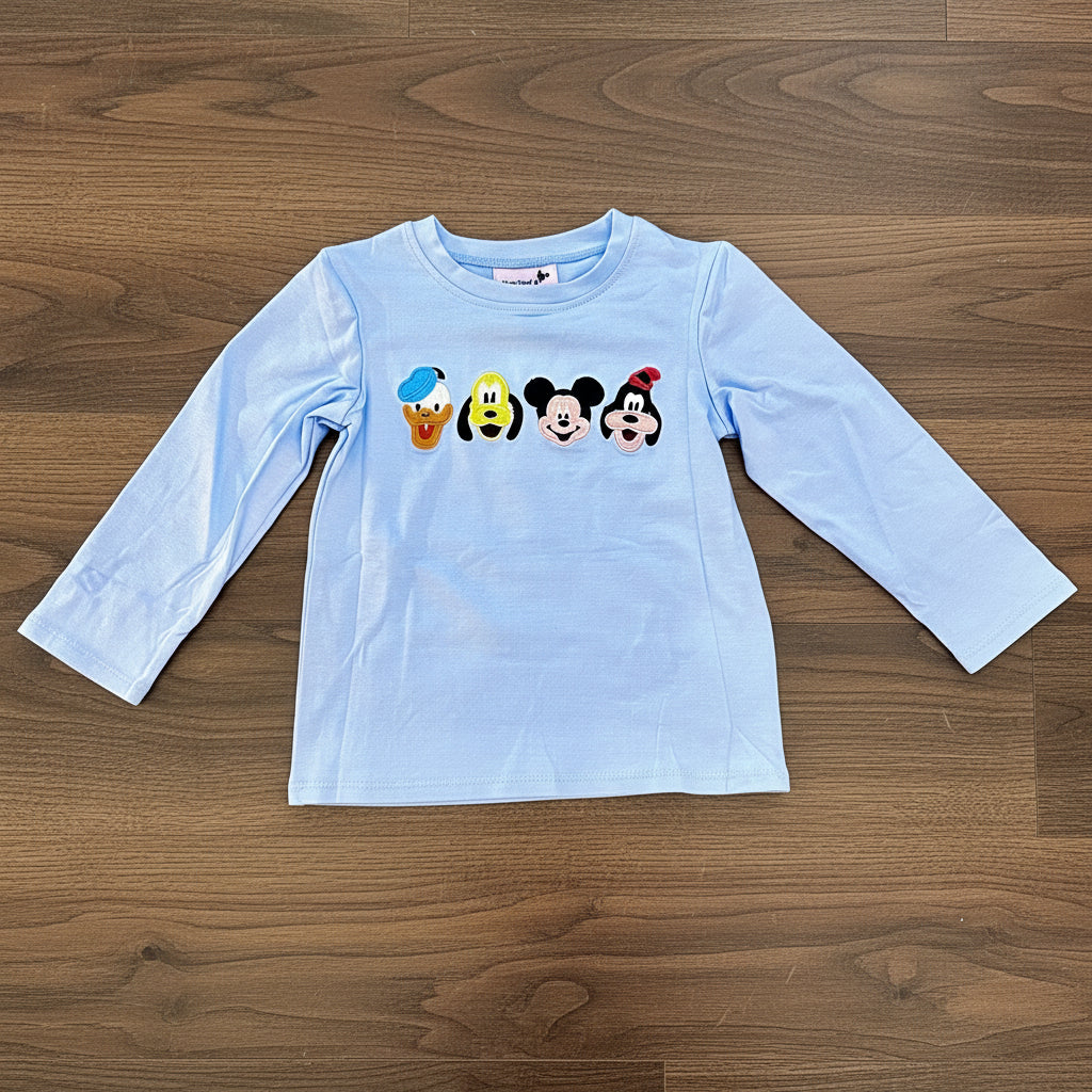 Character Appliqué Boy Shirt