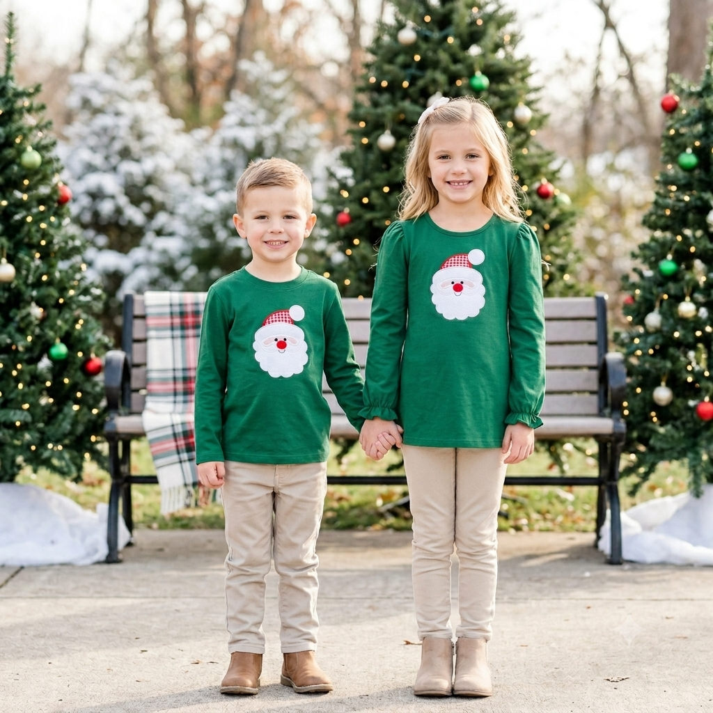 Christmas Appliqué Girl Shirts - ETA mid September
