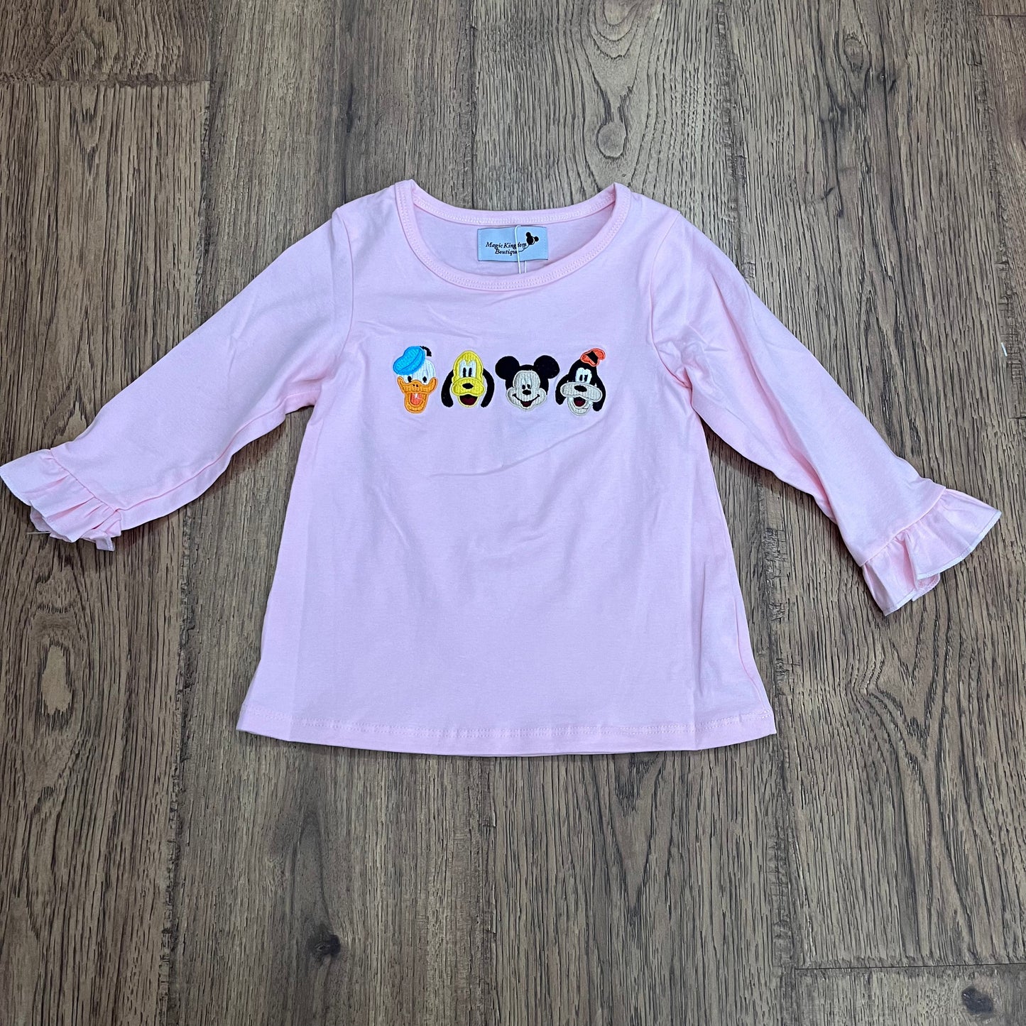 Character Appliqué Girl Shirt