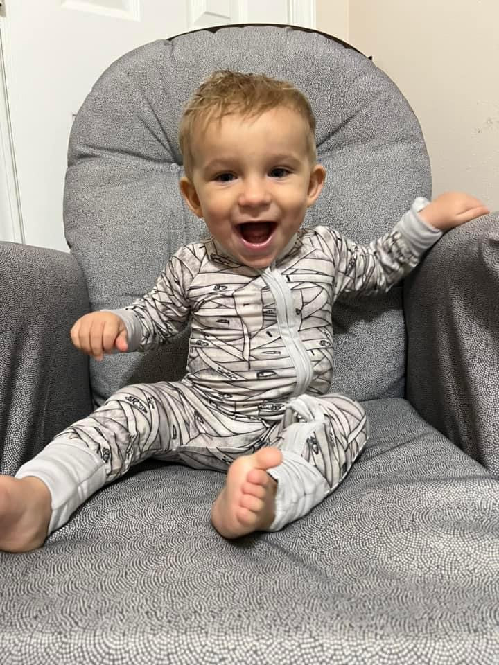 Sleep Tight One Piece Bamboo Pajamas RTS