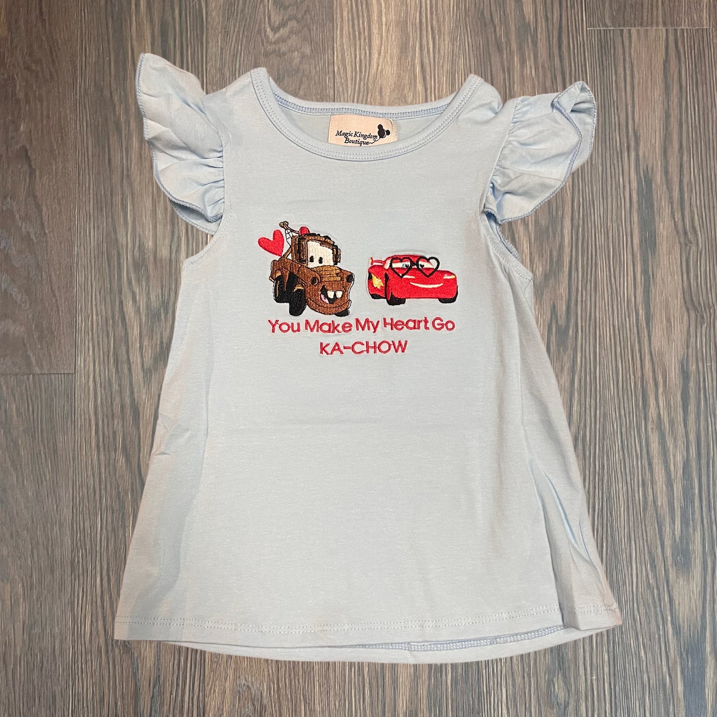 McQueen Valentines Appliqué Girl Shirt