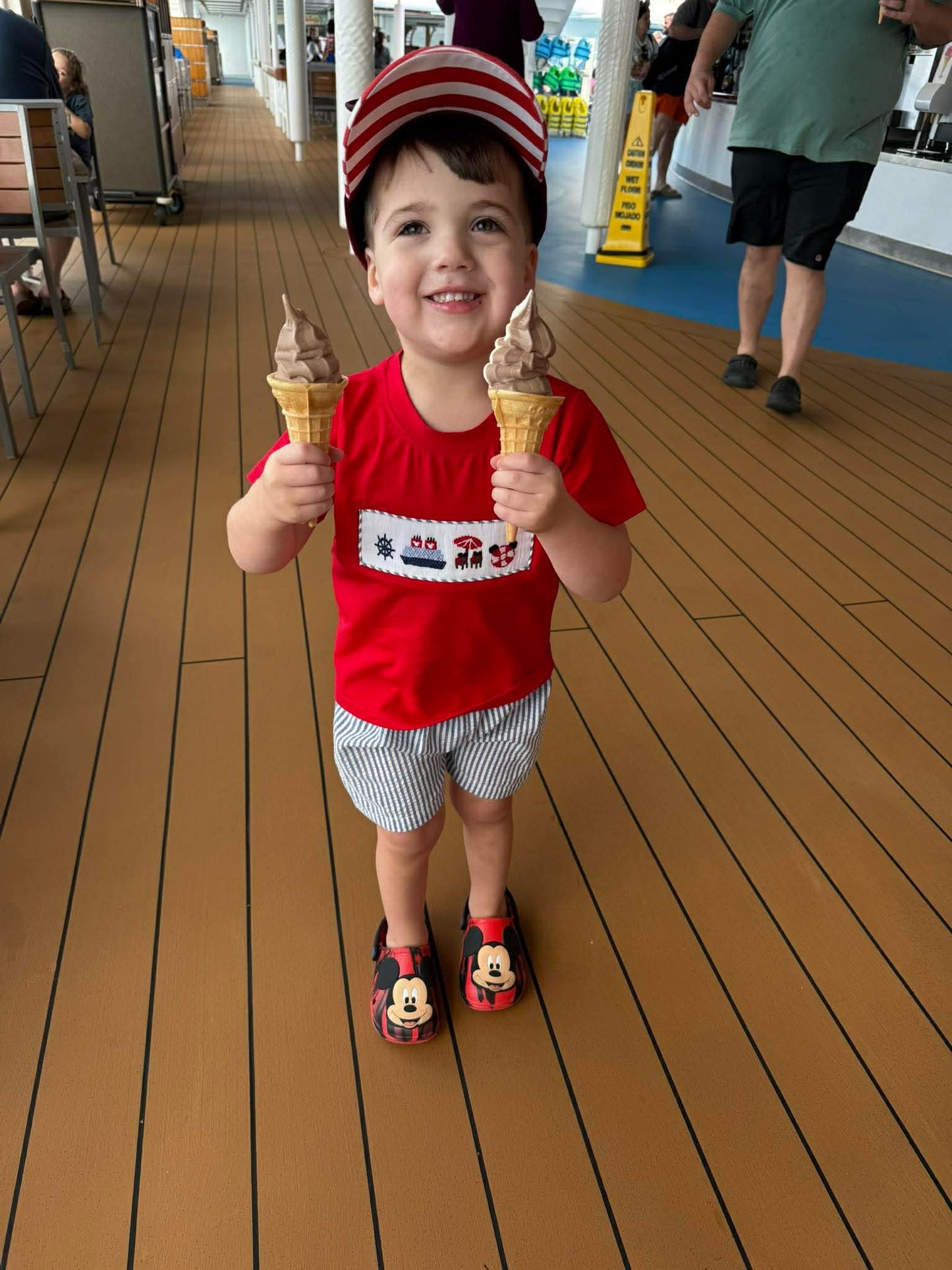 Magical Cruise Smocked Boy Set PO55