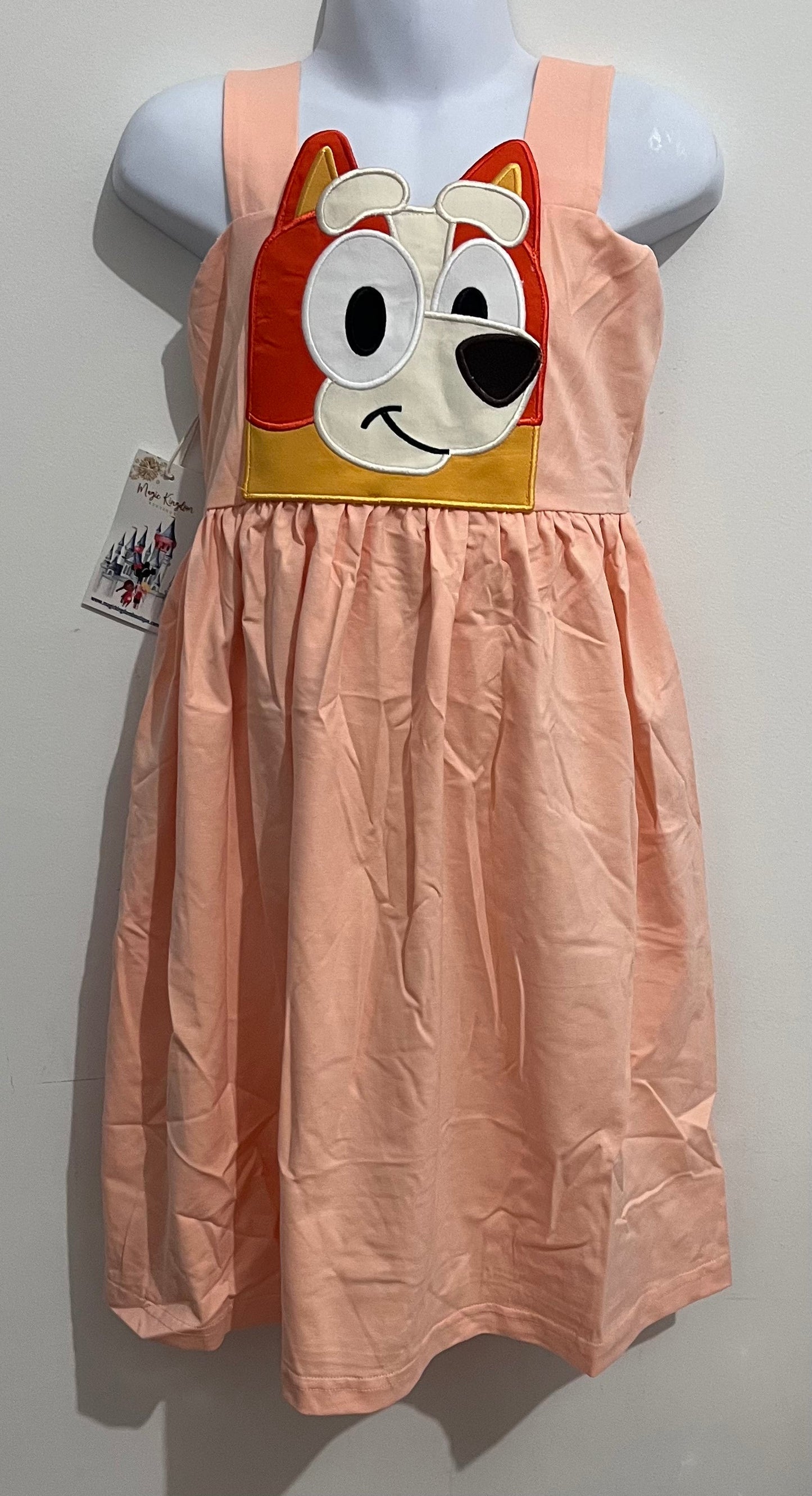 Orange Dog Dress PO45