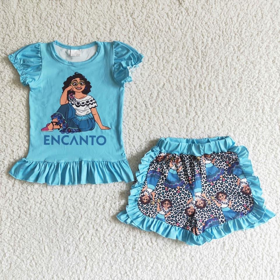 Encanto Blue Short Set - ETA mid June