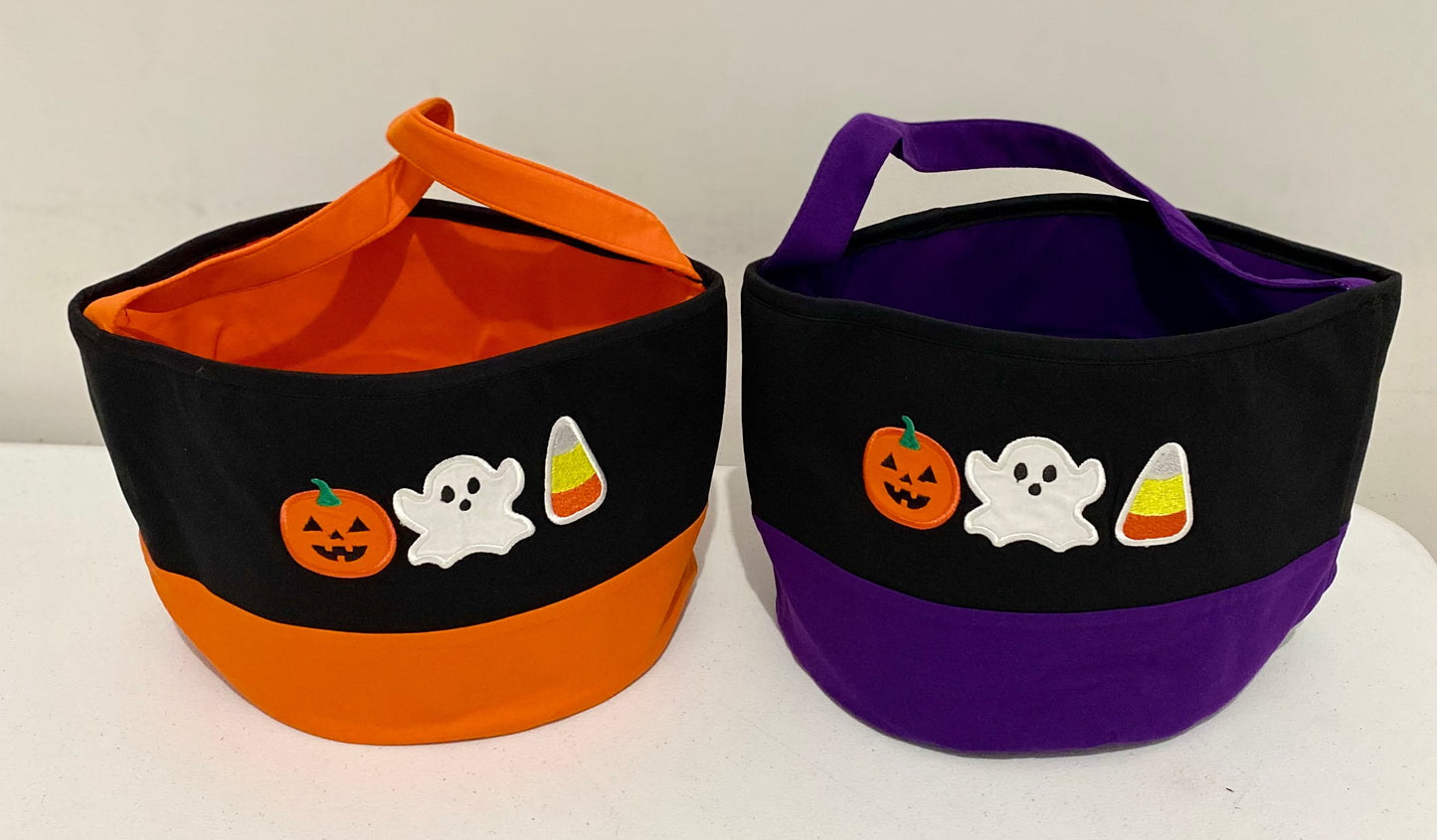 Halloween Applique Buckets PO21