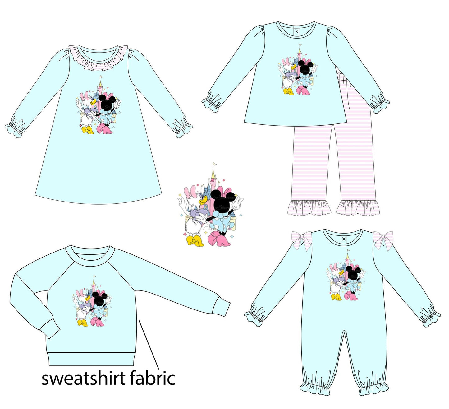 Besties and Castle Embroidered Collection - ETA late November