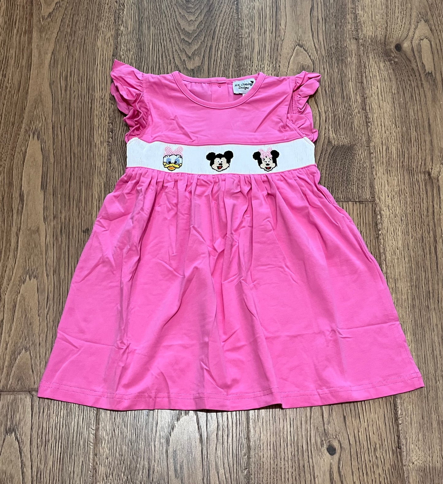 Mouse and Friends Smocked Dress PO46