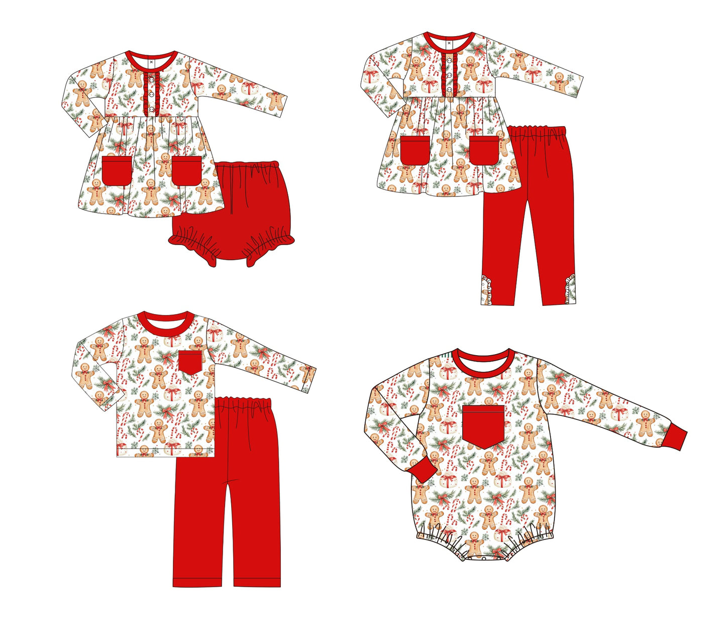 Gingerbread and Holly Collection - ETA early October