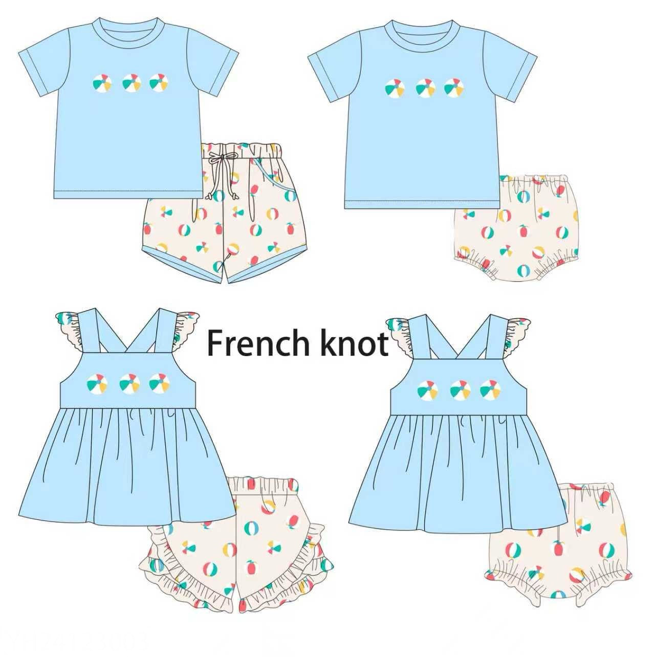 Beach Ball Trio French Knot Collection - ETA mid June