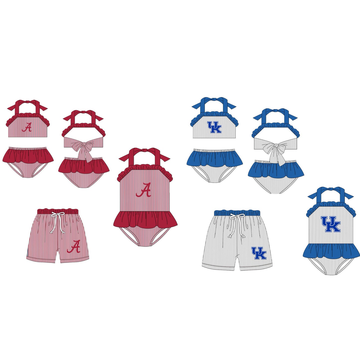 Collegiate Appliqué Swim Collection 2 - ETA early June