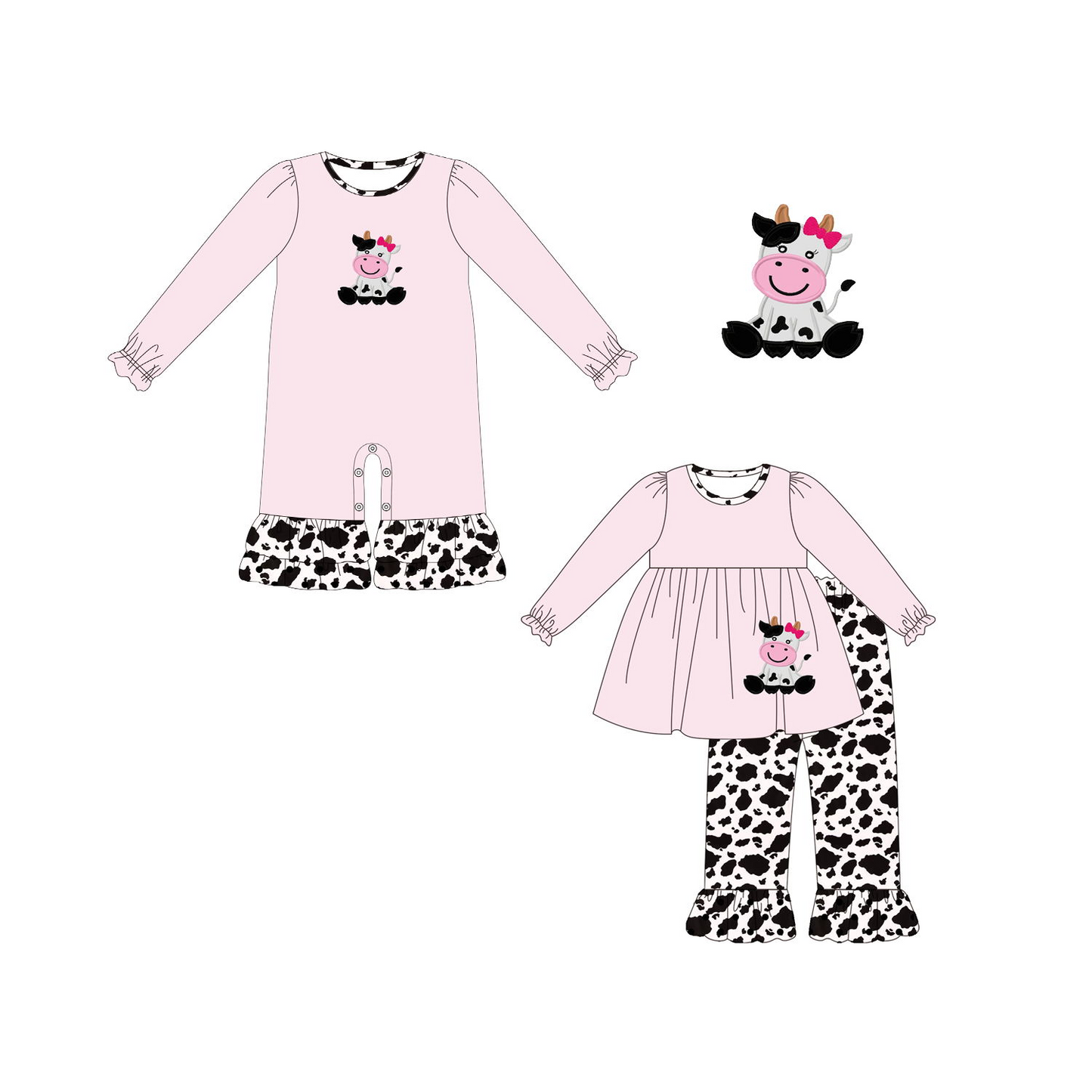 Cow Print Appliqué Collection - ETA early January