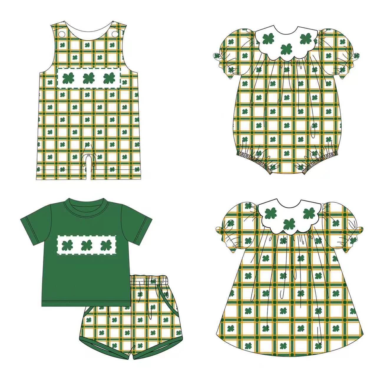 Shamrock Plaid Embroidered Collection - ETA mid December