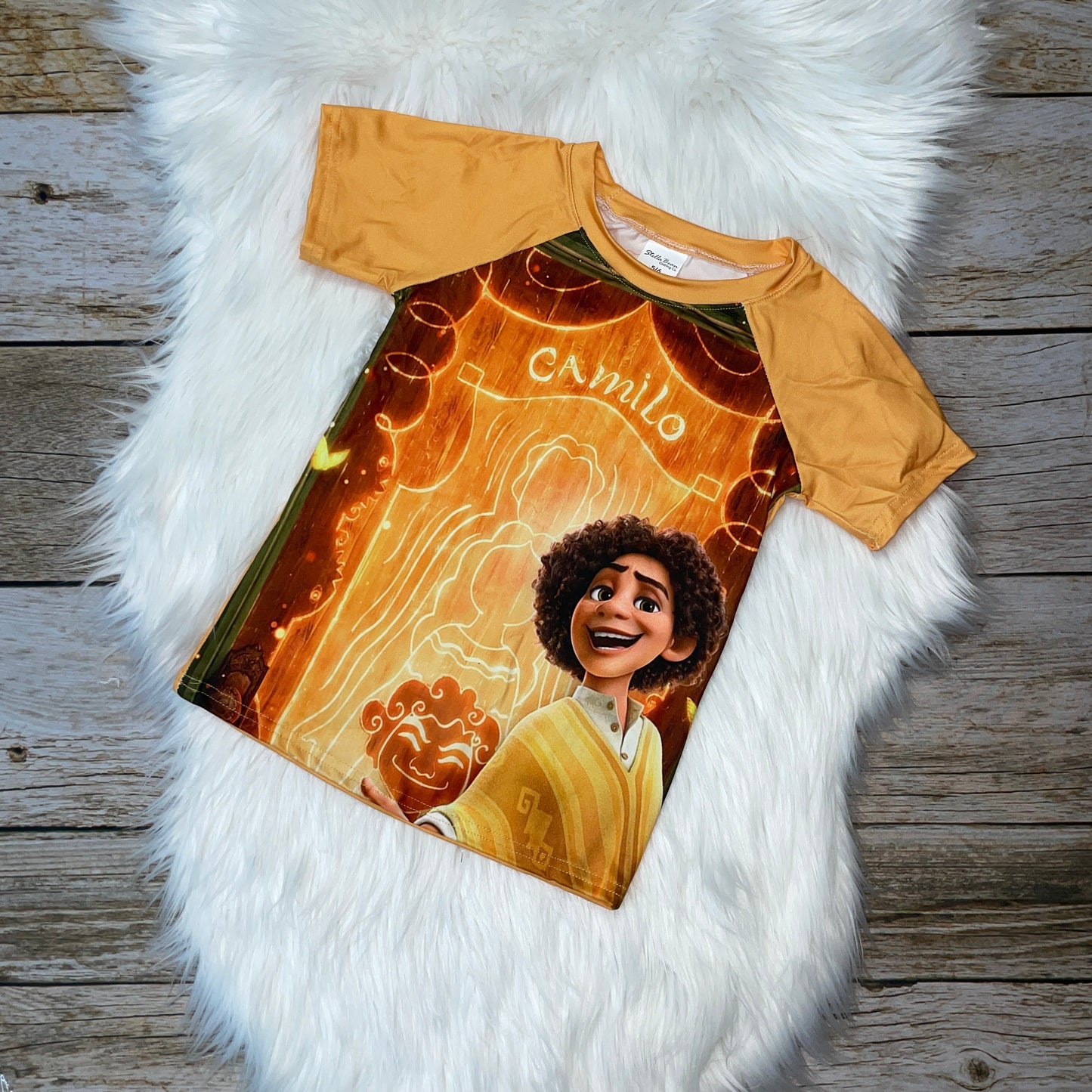 Miracle Movie "Camilo" Yellow Raglan