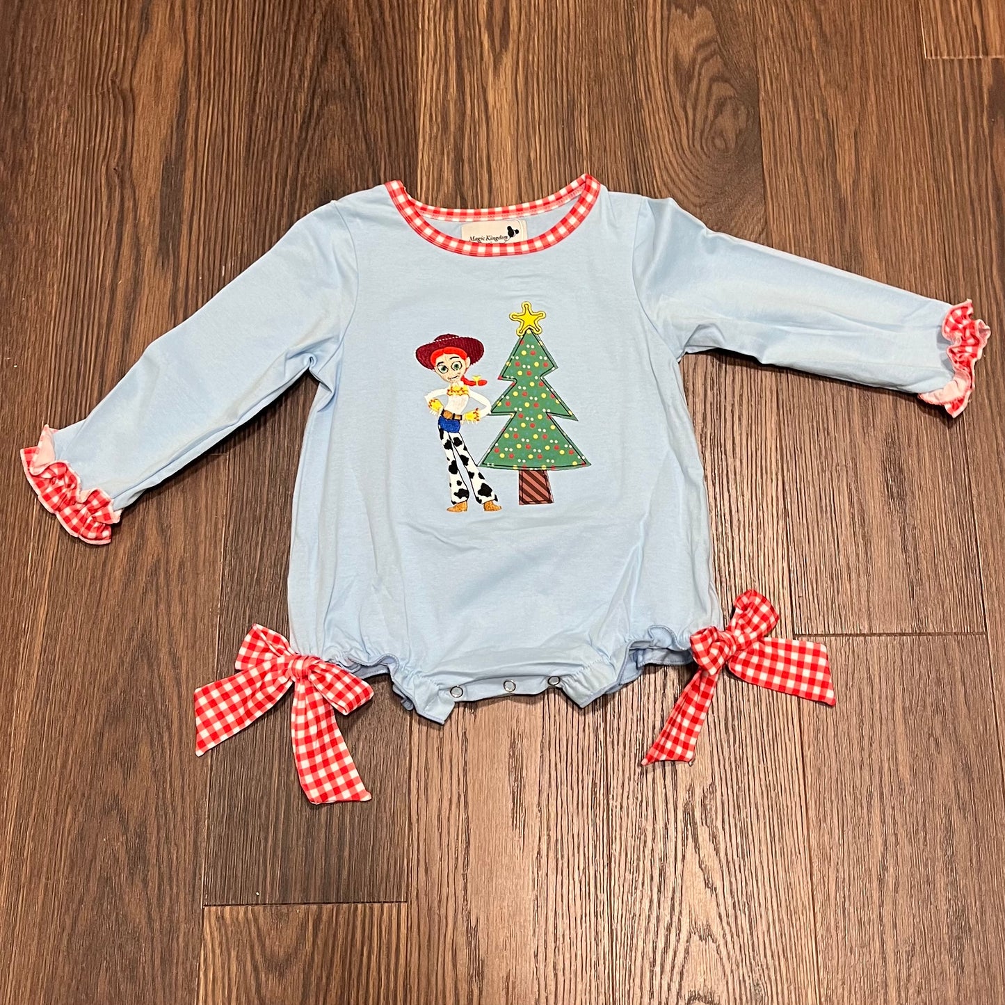 Woody Christmas Appliqué Bubble