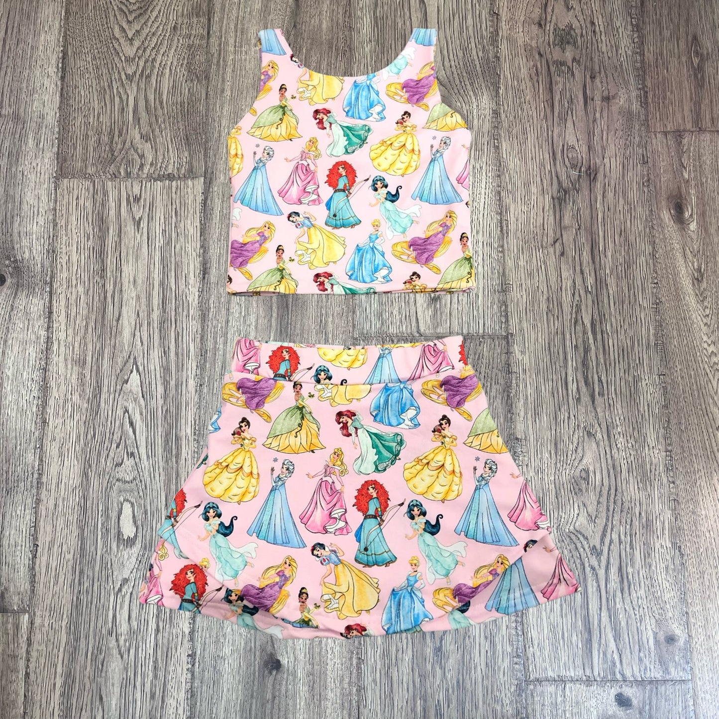 Princess Athletic Skort Sets