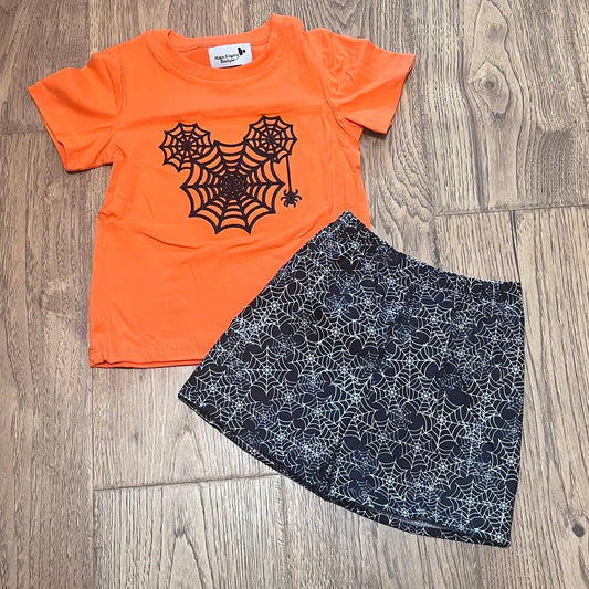 Spider Mouse Appliqué Boy Set