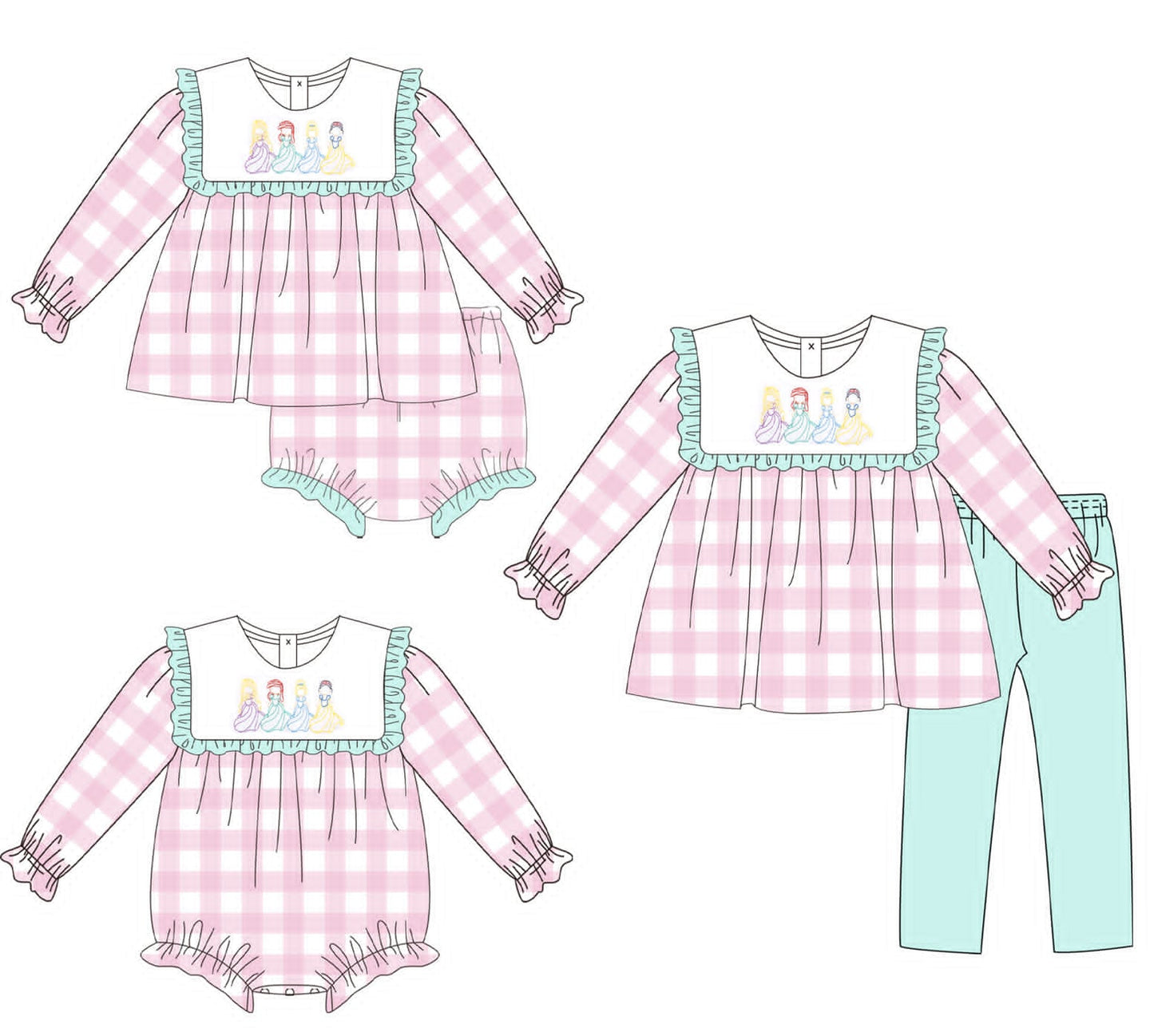 Princesses Embroidered Collection - ETA mid January