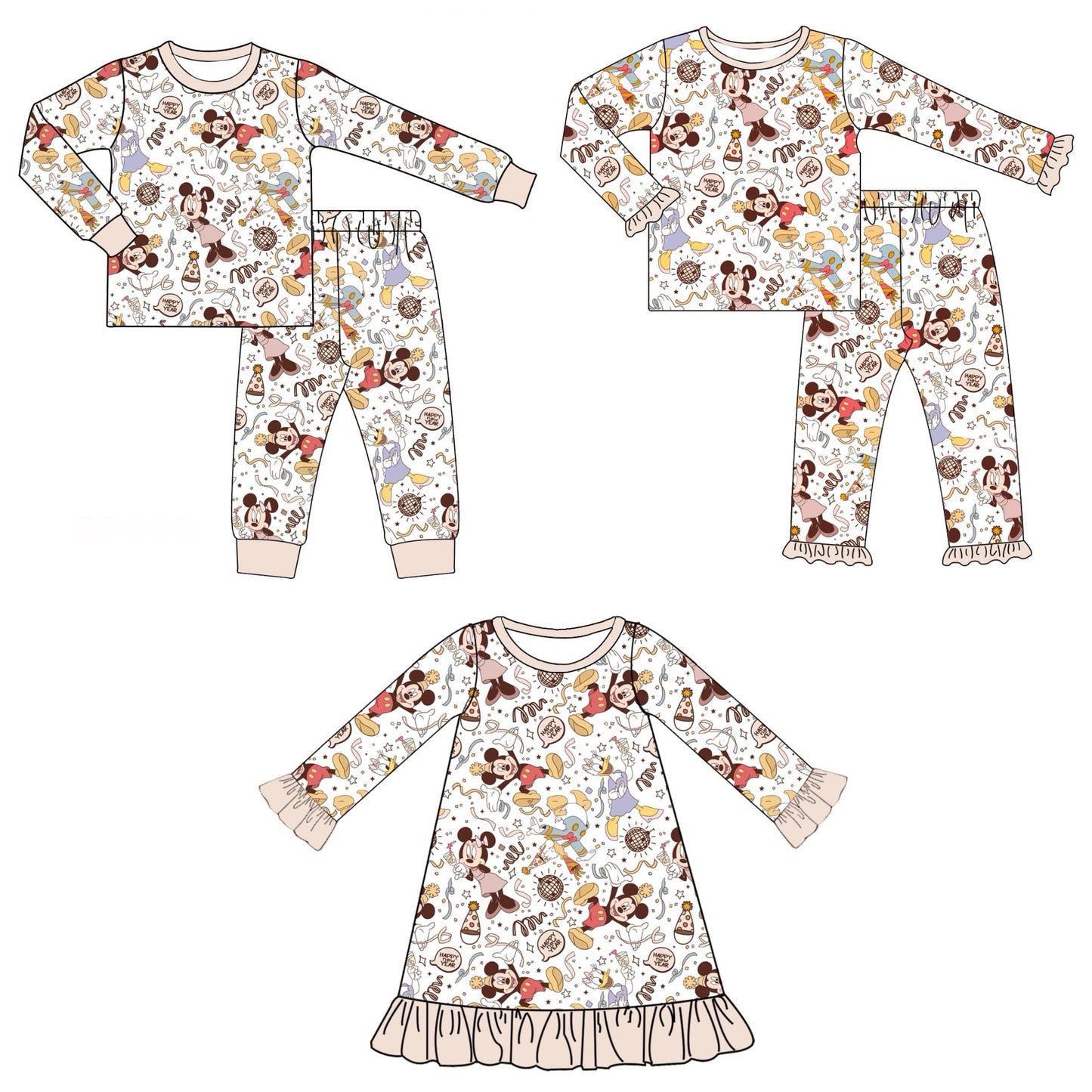 Character New Year Pajamas - ETA early November
