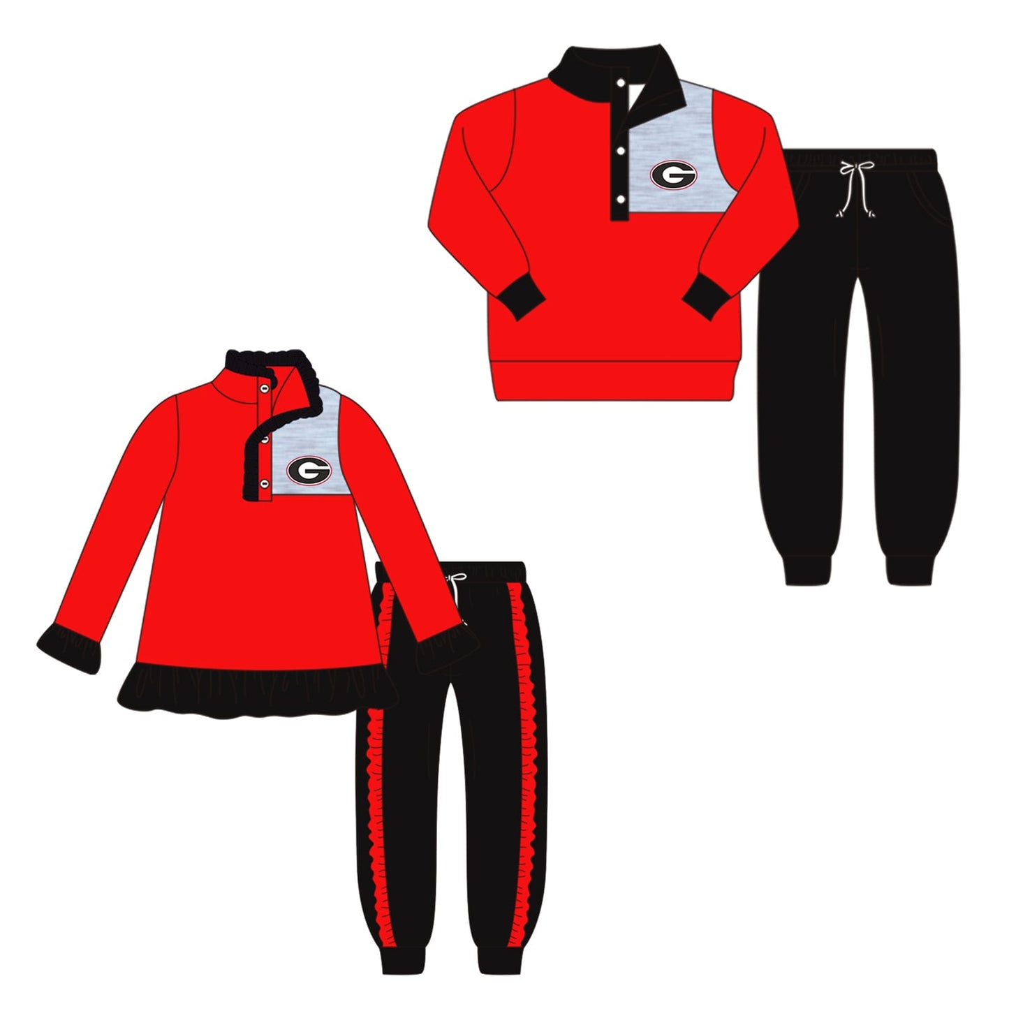UGA Embroidered Jogger Sets - ETA late November