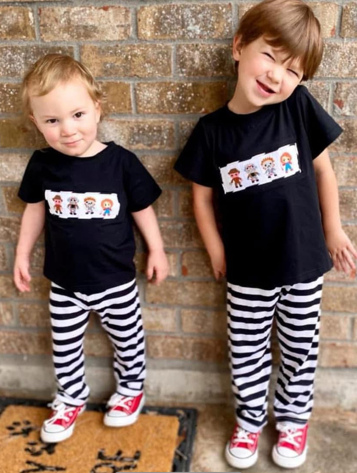 Horror Dudes Smocked Boy Set PO54