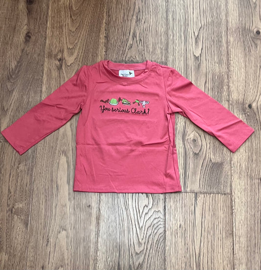 Lampoons Christmas Vacation Appliqué Boy Shirt