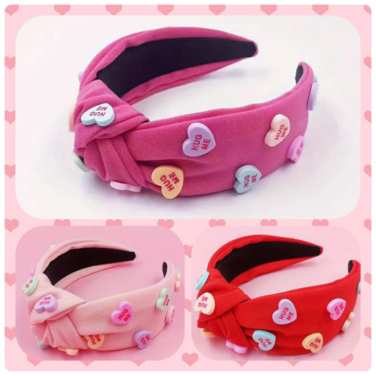 Conversation Hearts Headbands