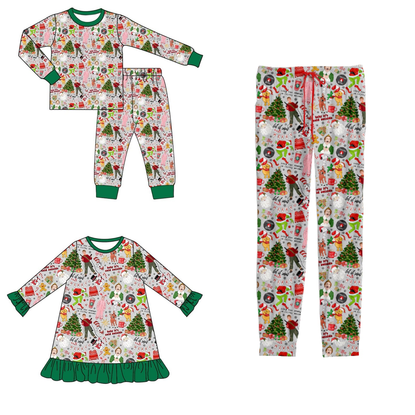 Christmas Movie Mashup Pajamas - ETA early November